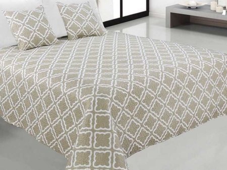 Bedspread TAVIRA 180x220+2x40x40 J-006 STONE, 011